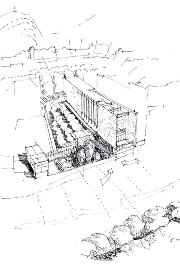 04 azero_landini_Bolzano 650 #view #design #drawing #contemporary #architecture #art #pen #pencil #museun