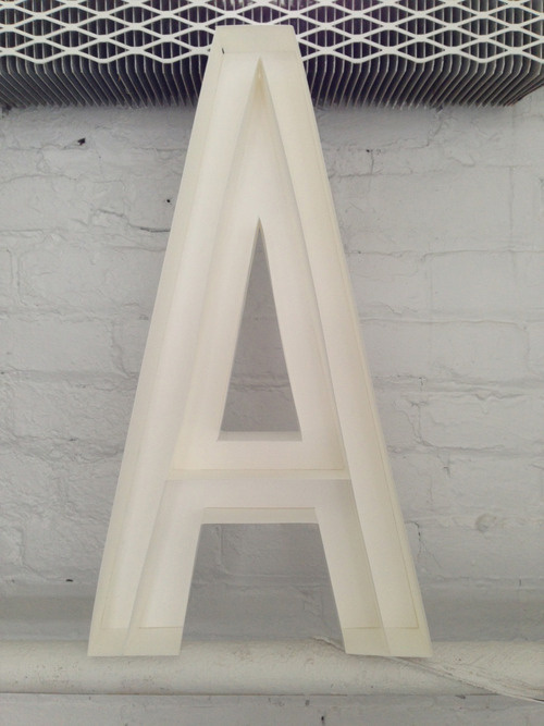 A #sculpture #letter #paper #good #emily