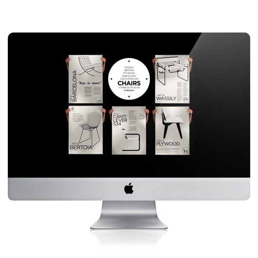 CHAIRS – A tribute to seats #chairs #design #pster #poster #wallpaper
