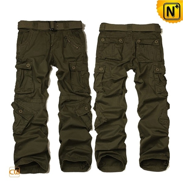 Mens Cargo Pants Trousers Olive CW100008 #mens #cargo #pants