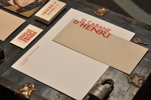 La cabane d'Henri on Behance #old #red #stationary #wood #style