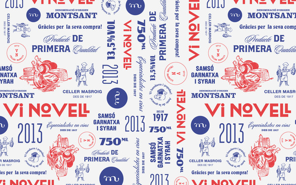 ATIPUS VI NOVELL 2013 021.jpg #pattern #wine #typography