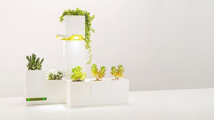 LeGrow: Indoor Smart Garden The LeGrow smart garden is a complete indoor garden where each planter pot acts as a building block, so you can