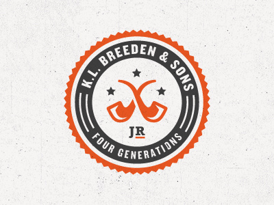 Dribbble K.L. Breeden #logo #round #retro #vintage