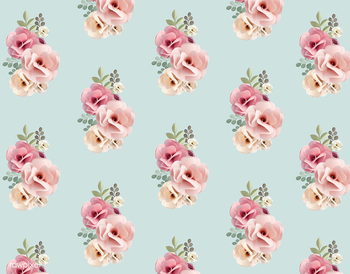 These floral designs are made from paper - www.rawpixel.com