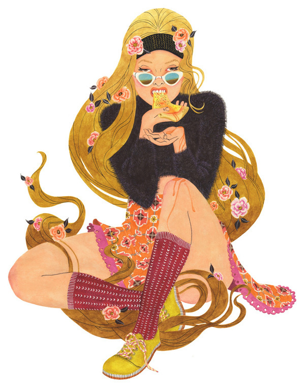 Riikka Sormunen #illustration #girl