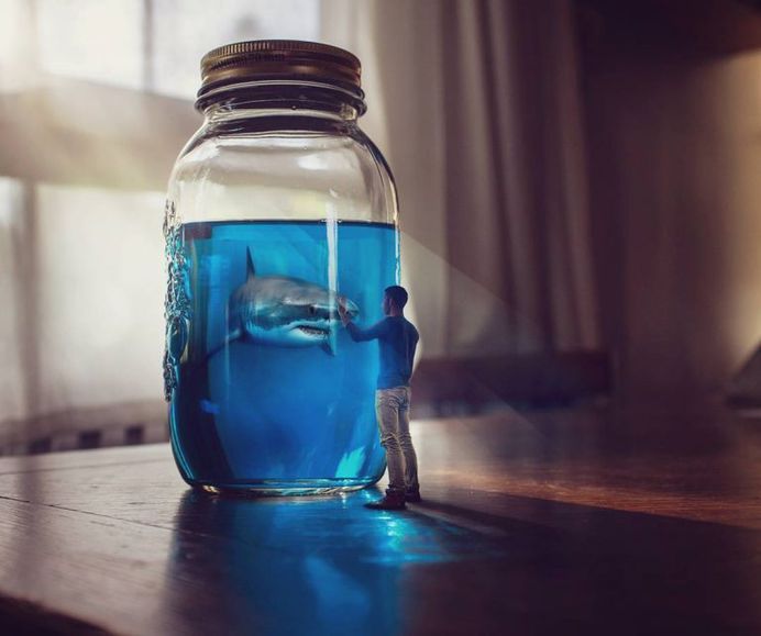 Dreamlike and Playful Photo Manipulations by Guillaume Robbe