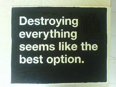 destroying.jpeg 400×300 pixels #type #handwritten #poster #typography