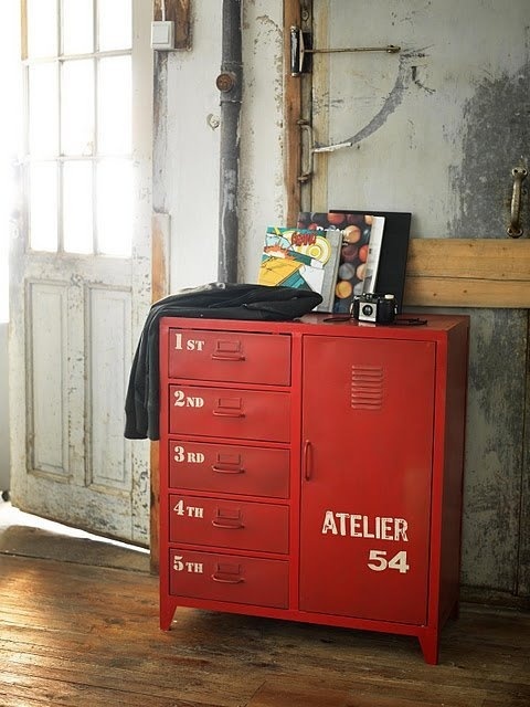red vintage orginizer #orginizer #red #vintage