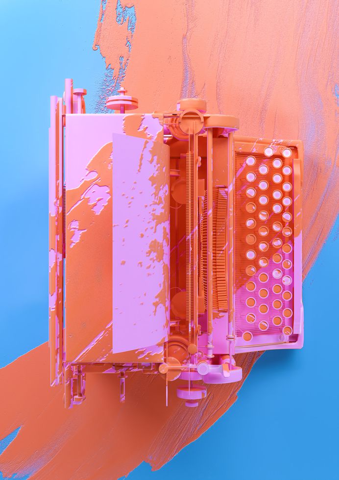 Neon Painted Object Art - Mindsparkle Mag