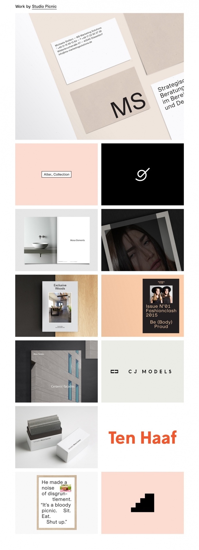 Studio Picnic by Eloy Kruijntjens Maastricht Netherlands beautiful webdesign website minimal portfolio mindsparkle mag designblog award site