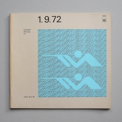 Otl Aicher 1972 Munich Olympics - Programmes #otl #olympics #aicher