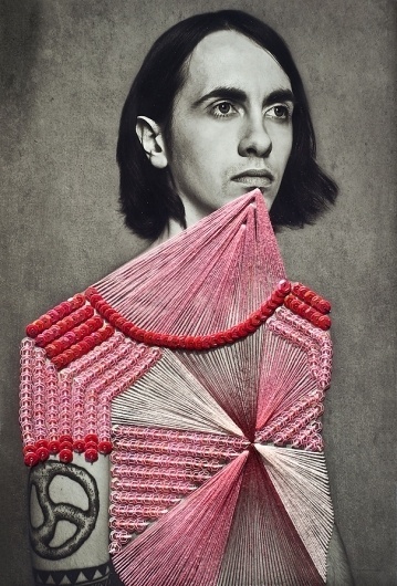 GLTZ, fashion communication inspired by Maurizio Anzeri #fashion
