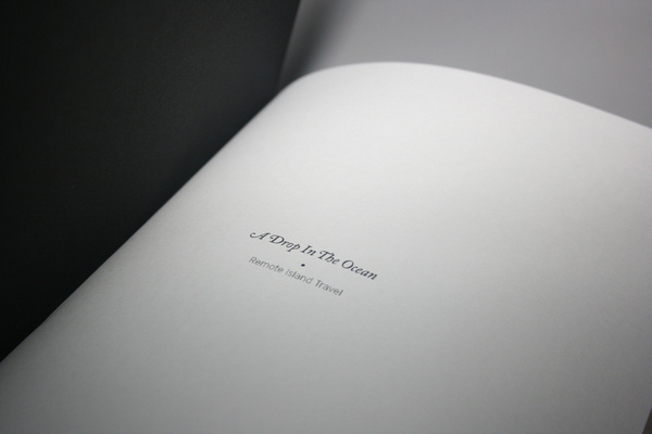 A Drop In The Ocean #white #book #black #publication #glyph #and #typography