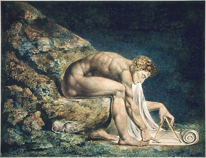 Newton (c. 1795), William Blake
