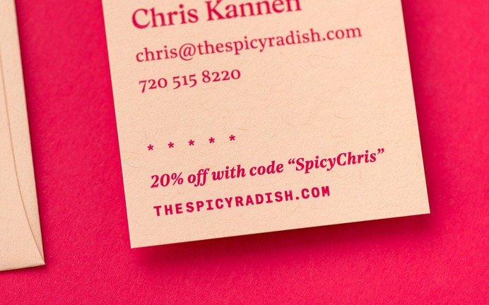 The Spicy Radish - Mindsparkle Mag Jonny Black, Richard Roche & Chris von Burske designed The Spicy Radish – a family-owned meal delivery service that provides fully-prepared meals to busy people, helping save time with healthy dishes that don't sacrifice quality or tastiness. #logo #packaging #identity #branding #design #color #photography #graphic #design #gallery #blog #project #mindsparkle #mag #beautiful #portfolio #designer