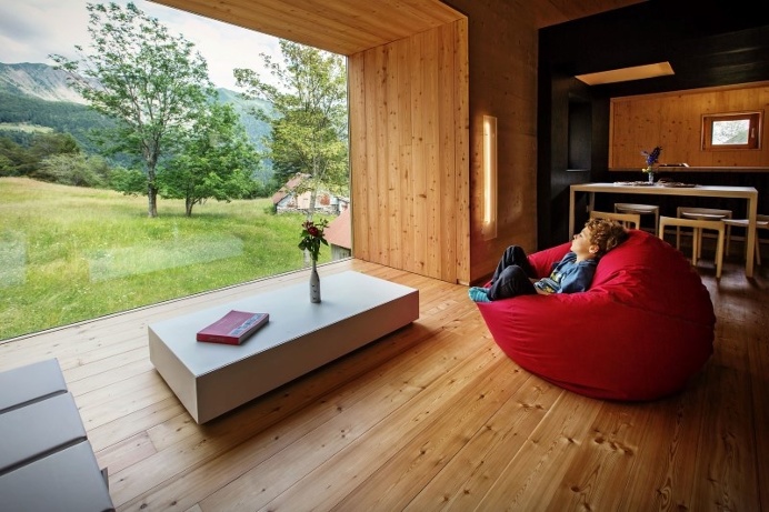 Old barn transformed into a retreat #architecture #interiordesign