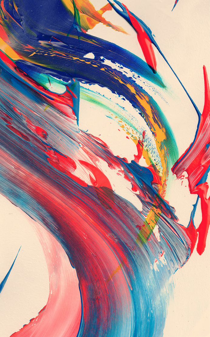 but does it float #abstract #paint #blue #red