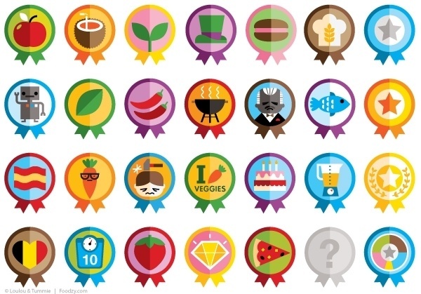 Icons & Badges on the Behance Network #icons