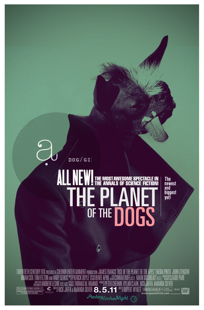 by buentypo: The planet of the dogs #illustration #art #poster #buentypo #bto