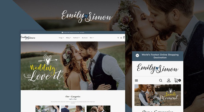 #Couple #Wedding #Gift Shop - #Prestashop #Responsive #Theme #eCommerce #Website #Design #Template