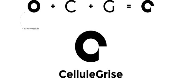CelluleGrise Identity by Fabrice Vrigny #logo #identity #branding