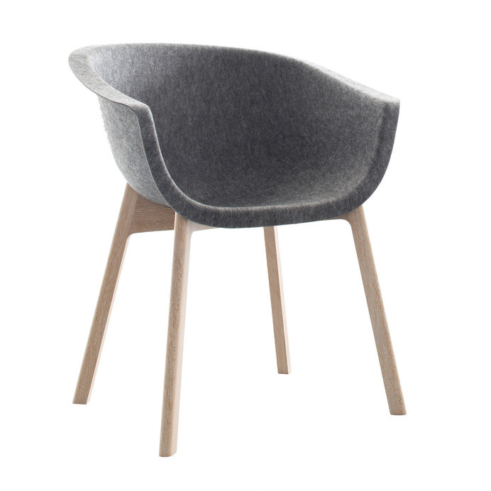 Conmoto - Chairman, Eiche, grau, Einzelabbildung #chair
