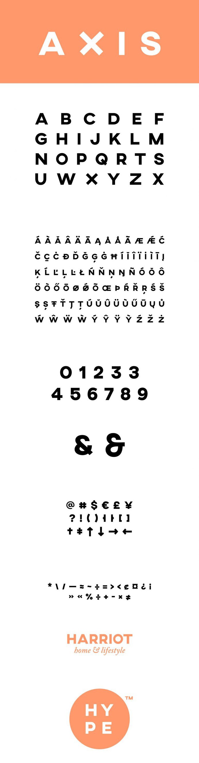 AXIS Typeface