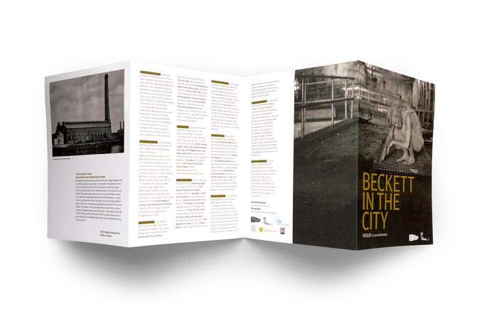 Beckett in the City: Fizzles – #urbend.com #typographic #layout #programme