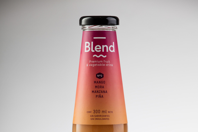 Blend premium fruit and vegetable drink design packaging package inspiration beverage heatlhy designblog www.mindsparklemag.com