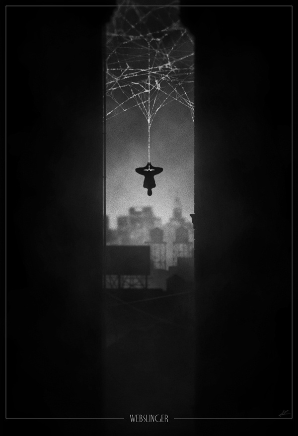 Superhero Noir Posters #movie #manev #spiderman #noir #poster #marko