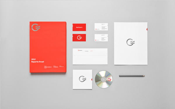 Grauforz on Behance #icon #simplist #red #anagrama