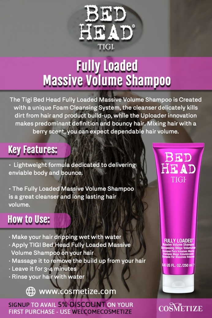 Tigi Bed Head Fully Loaded Massive Volume Shampoo