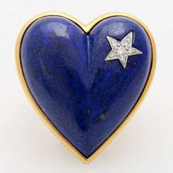 SEVIGNE ladies ring m. large heart