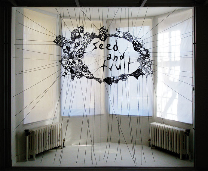 Seed and Fruit Elle Kim #typography #black #design