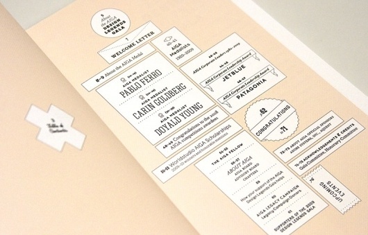 Mucca | Work | AIGA Design Legends Gala #gala #book
