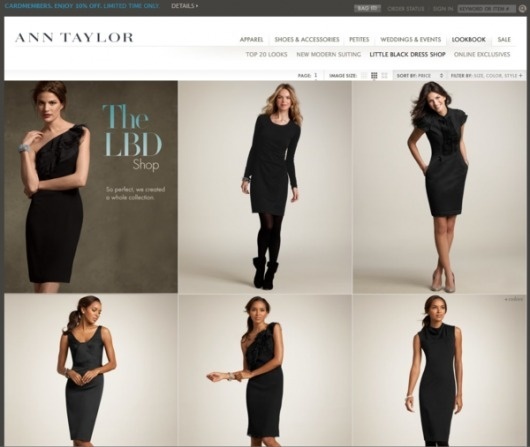 Ann Taylor on Web Design Served #fdgdfg