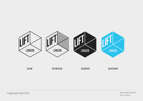 Microsoft Lift London Branding on Behance #logo #identity #microsoft
