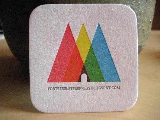 Más tamaños | new business card | Flickr: ¡Intercambio de fotos! #emboss #business #card #color #letterpress #triangle