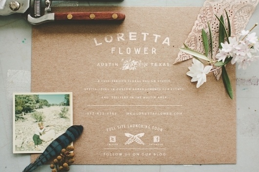 Loretta Flower #type #photography #floral #cardstock