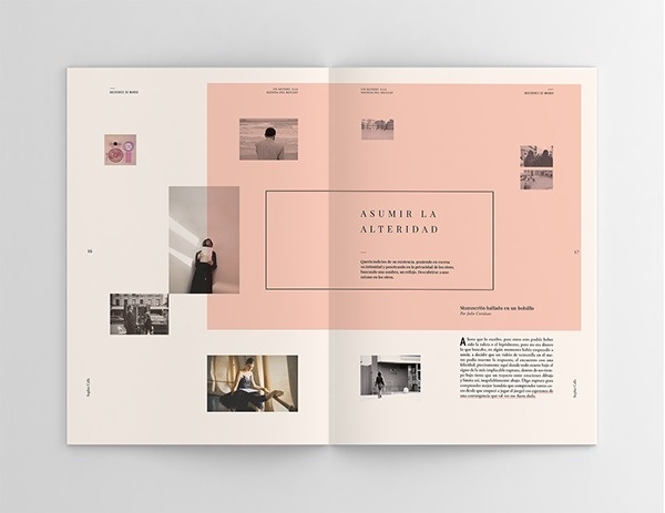 Sophie Calle | Hacedores de Mundo on Behance #print #magazine #design