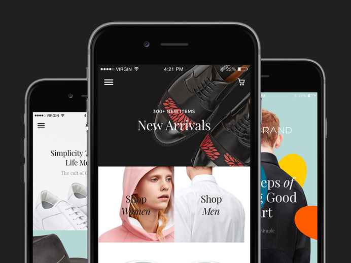 #mobile #web #serif #responsive