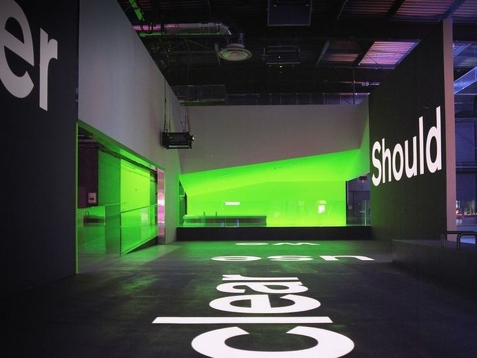 Exhibition graphics and av art direction: BNFL Visitor's Centre at Sellafield, Cumbria for the Science Museum, London. Nick Bell design #xs