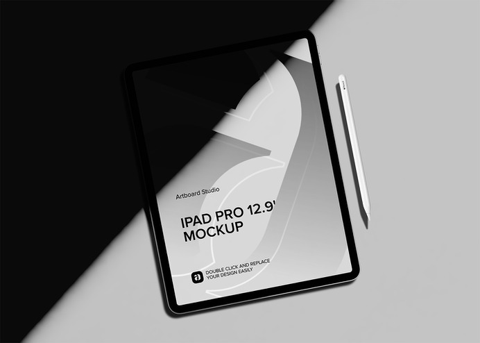 iPad Pro Mockup Scene #ipad #ui #design #app #device #mockup