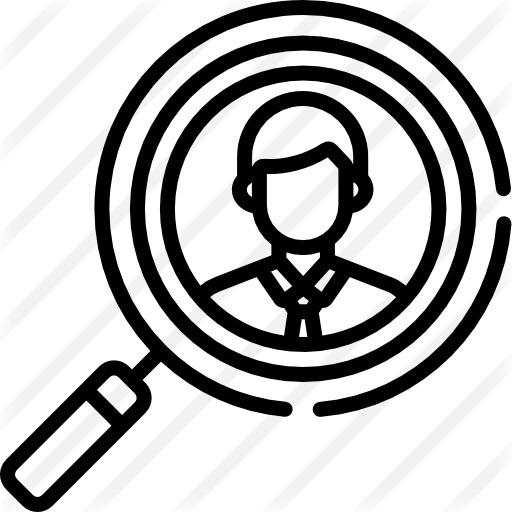 See more icon inspiration related to search, business and finance, human resources, loupe, candidate, selection, archive, magnifying glass, business, person, people and application on Flaticon.