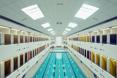 Фотограф Franck Bohbot #interior #water #pool #architecture #blue