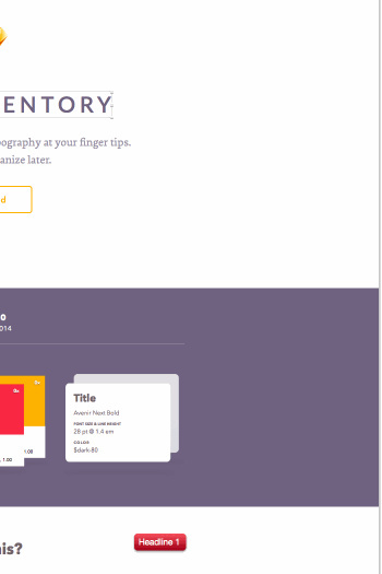 create style inventory and UI kits with Sketch