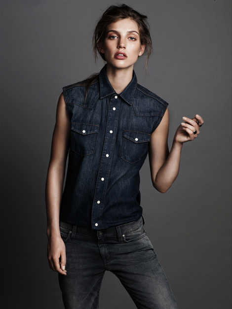 Astrid Baarsma for Elle Sweden #model #girl #photography #fashion #jeans