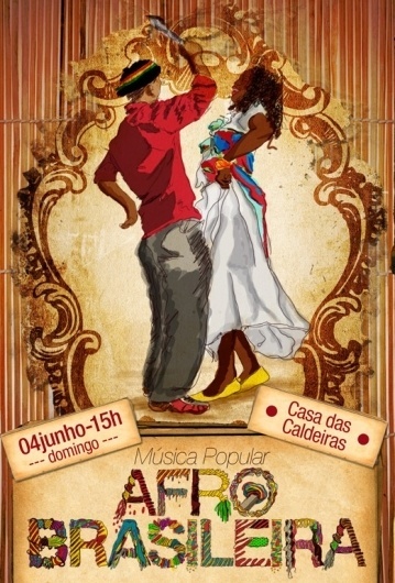 Afro Brasileira - Tom Dias | Designer and Illustrator #brasil