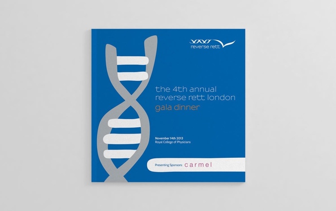 Reverse Rett Programme cover #brochure #programme #illustration